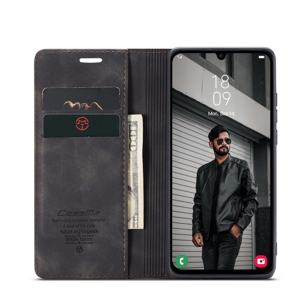 Samsung Galaxy A16 Slim Wallet Case Black