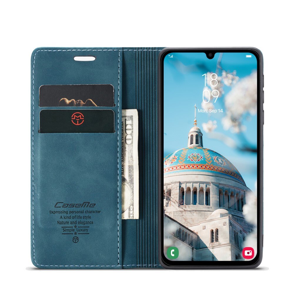 Samsung Galaxy A16 Slim Wallet Case Blue