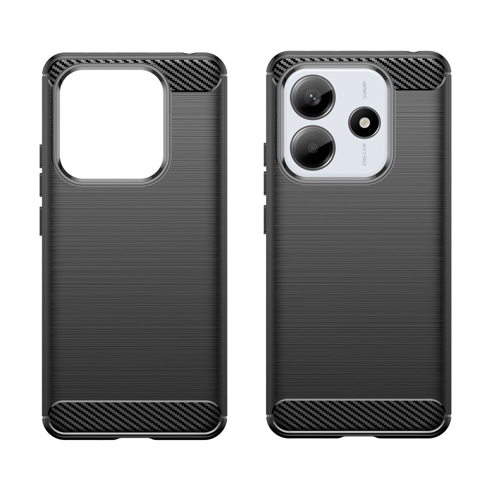 Xiaomi Redmi Note 14 Brushed TPU Case Black