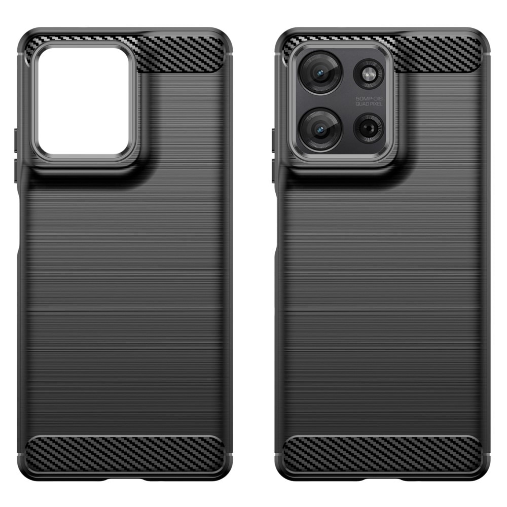 Motorola Moto G75 Brushed TPU Case Black