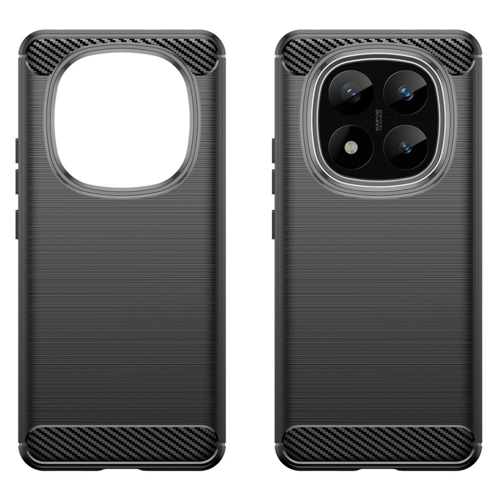 Xiaomi Redmi Note 14 Pro Plus Brushed TPU Case Black