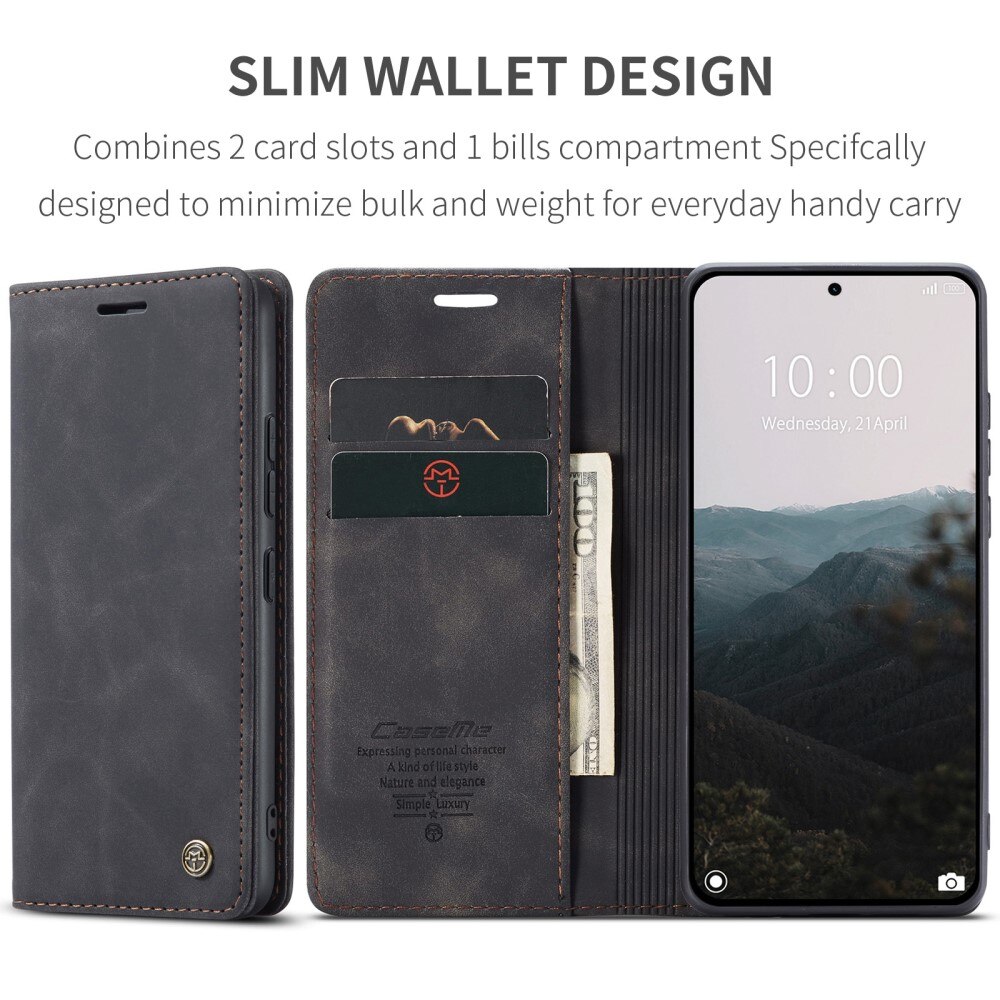 Xiaomi 14T Pro Slim Wallet Case Black