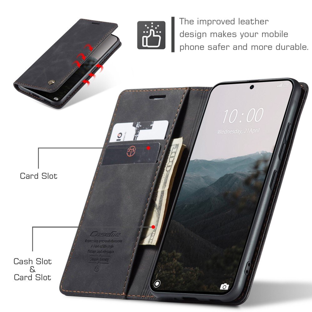 Xiaomi 14T Pro Slim Wallet Case Black