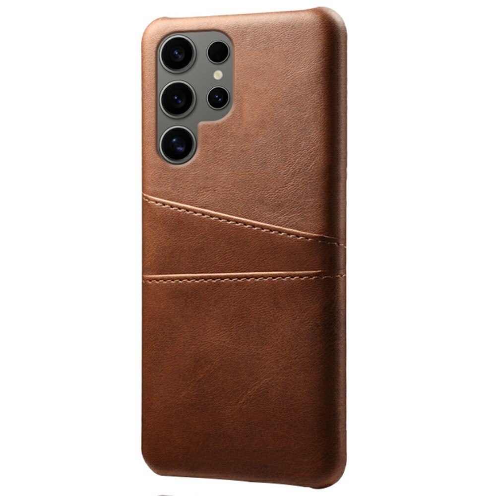 Samsung Galaxy S25 Ultra Card Slots Case Brown