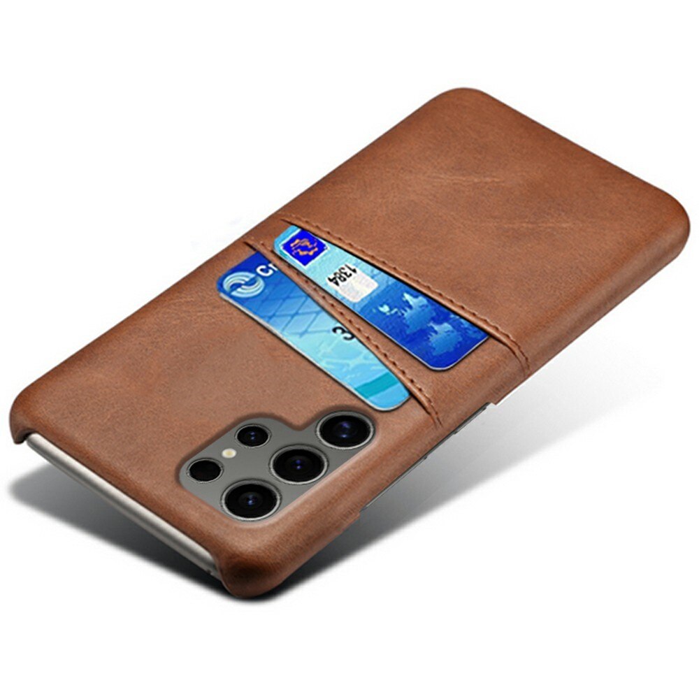 Samsung Galaxy S25 Ultra Card Slots Case Brown