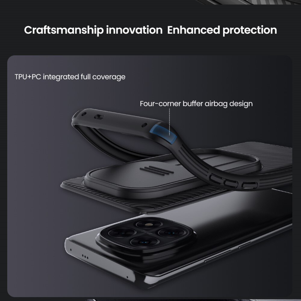 Xiaomi Redmi Note 14 Pro Plus CamShield Case Black