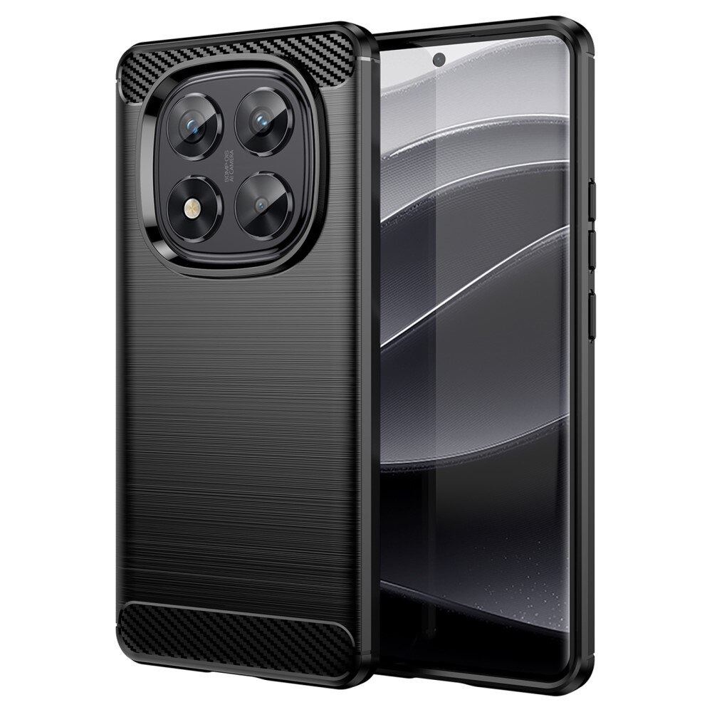 Xiaomi Redmi Note 14 Pro Brushed TPU Case Black