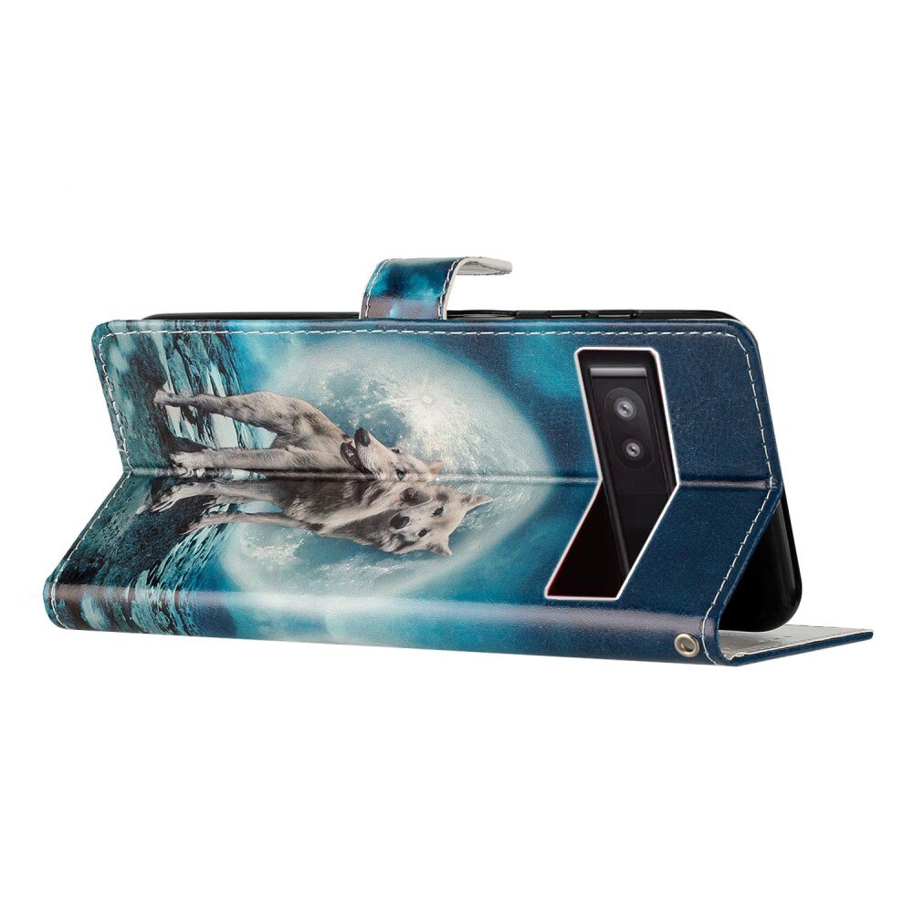 Google Pixel 9a Wallet Book Cover Wolves