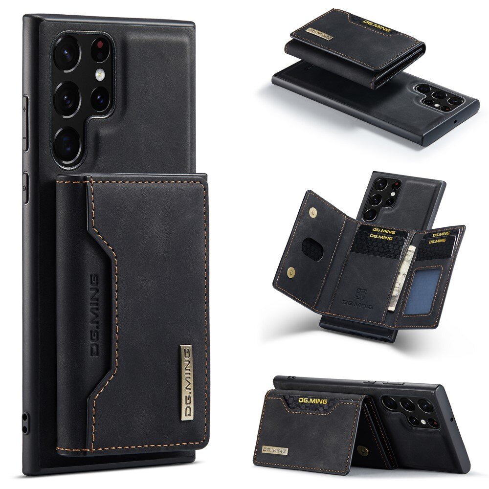 Samsung Galaxy S25 Ultra Magnetic Card Slot Case Black