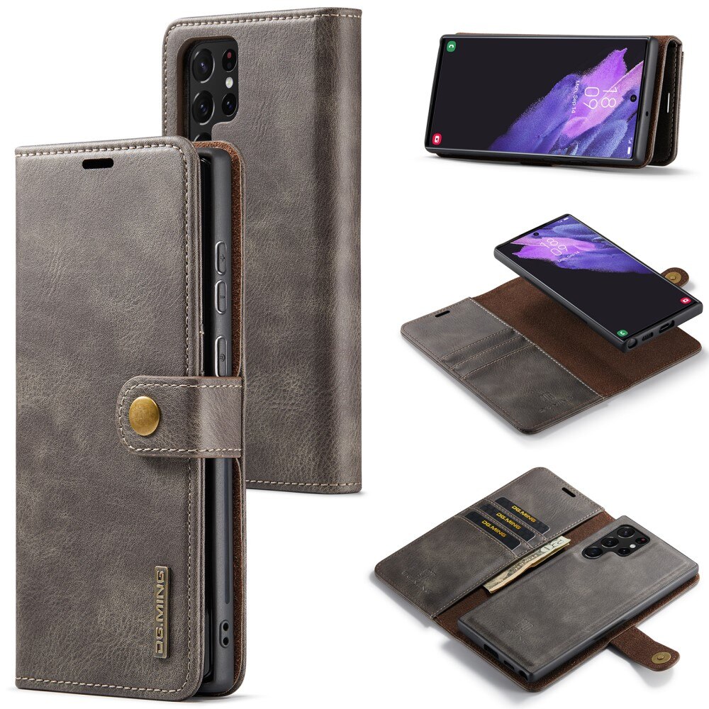 Samsung Galaxy S25 Ultra Magnet Wallet Brown