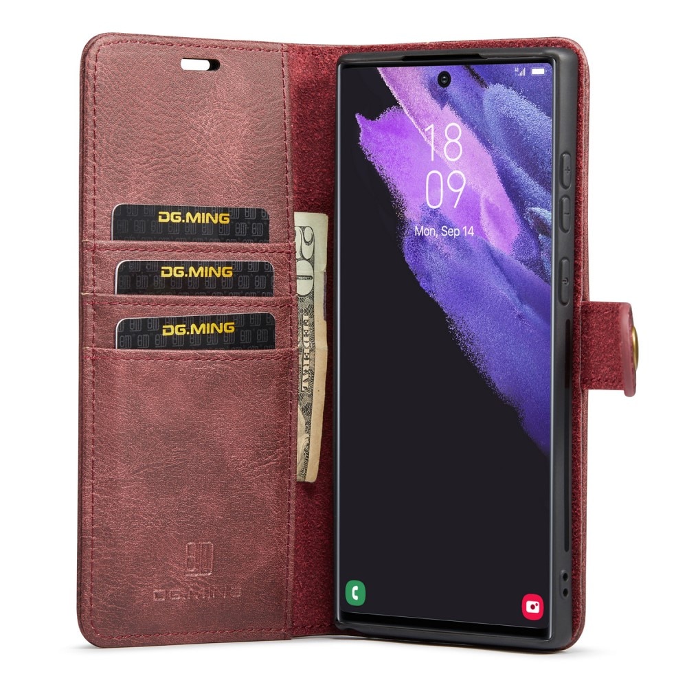 Samsung Galaxy S25 Ultra Magnet Wallet Red