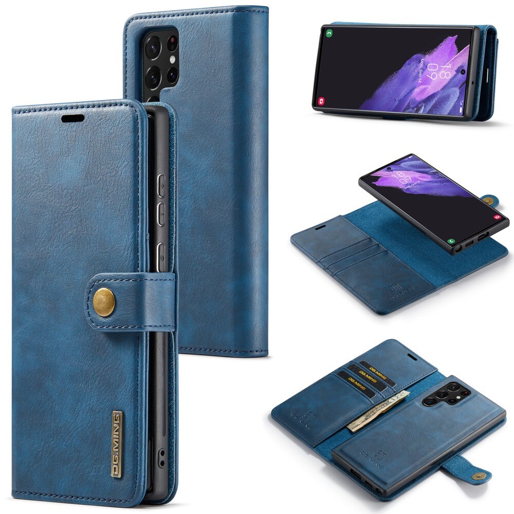 Samsung Galaxy S25 Ultra Magnet Wallet Blue