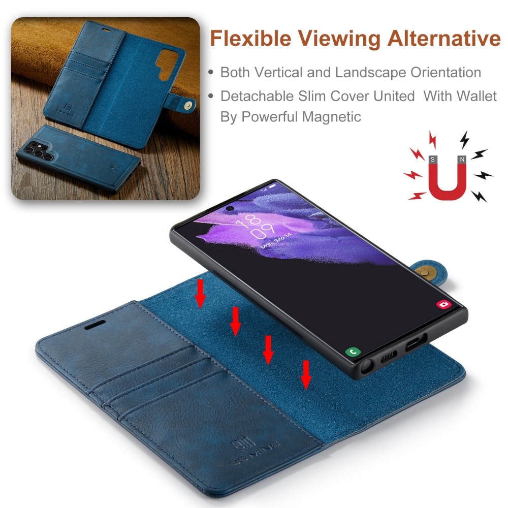 Samsung Galaxy S25 Ultra Magnet Wallet Blue