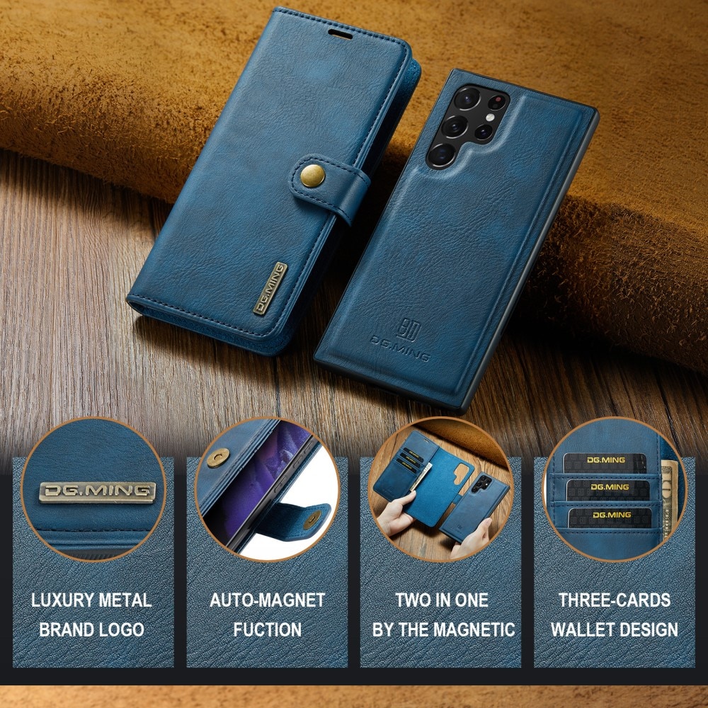 Samsung Galaxy S25 Ultra Magnet Wallet Blue