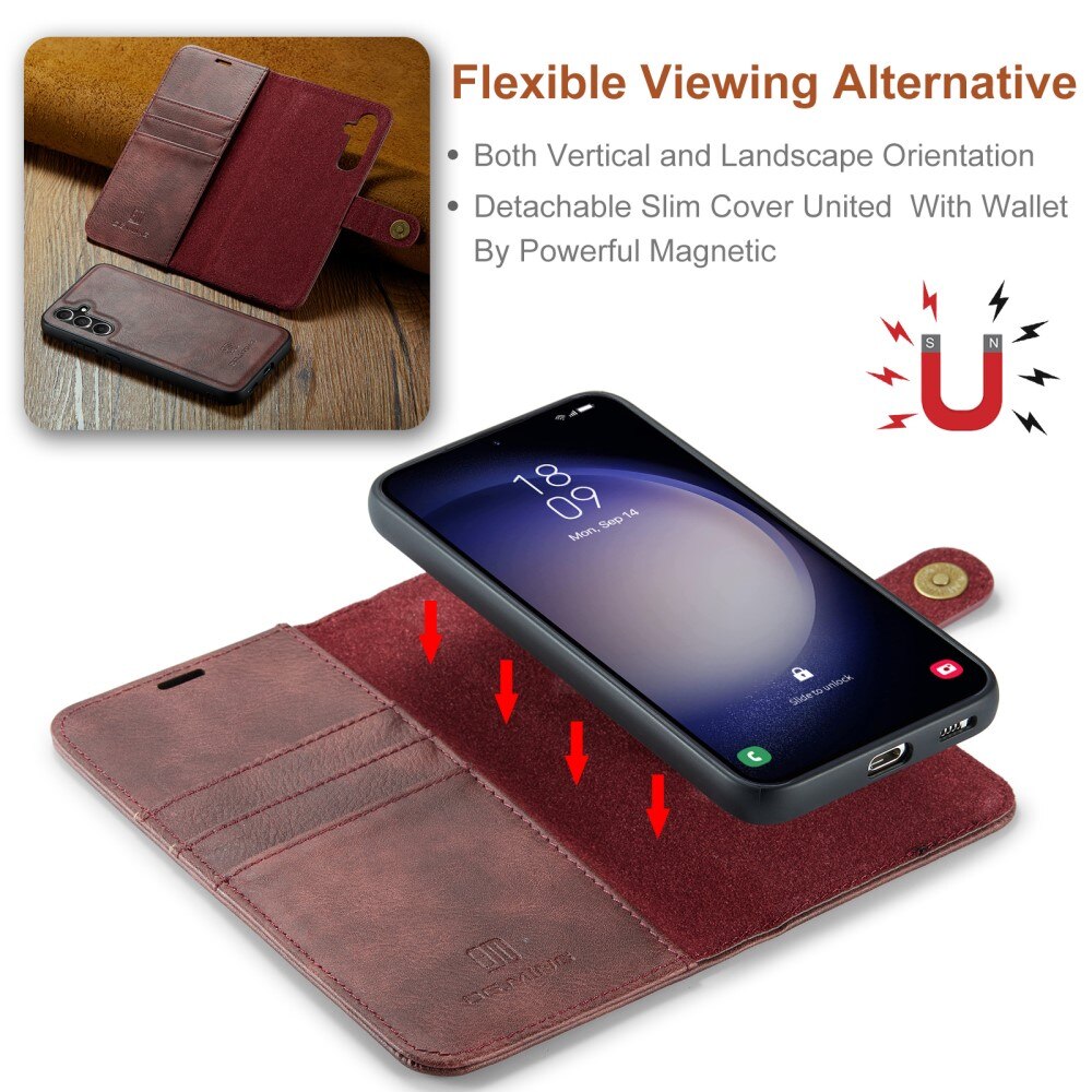 Samsung Galaxy A36 Magnet Wallet Red