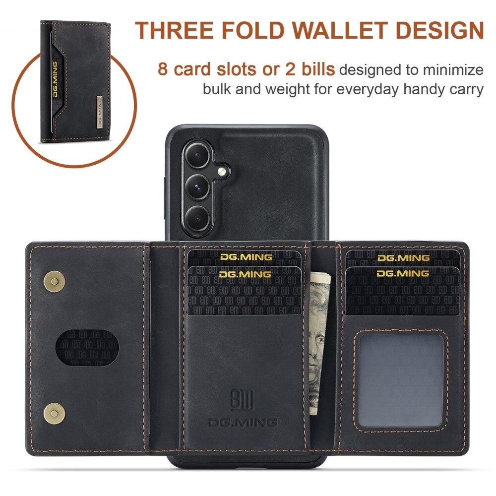 Samsung Galaxy S25 Magnetic Card Slot Case Black