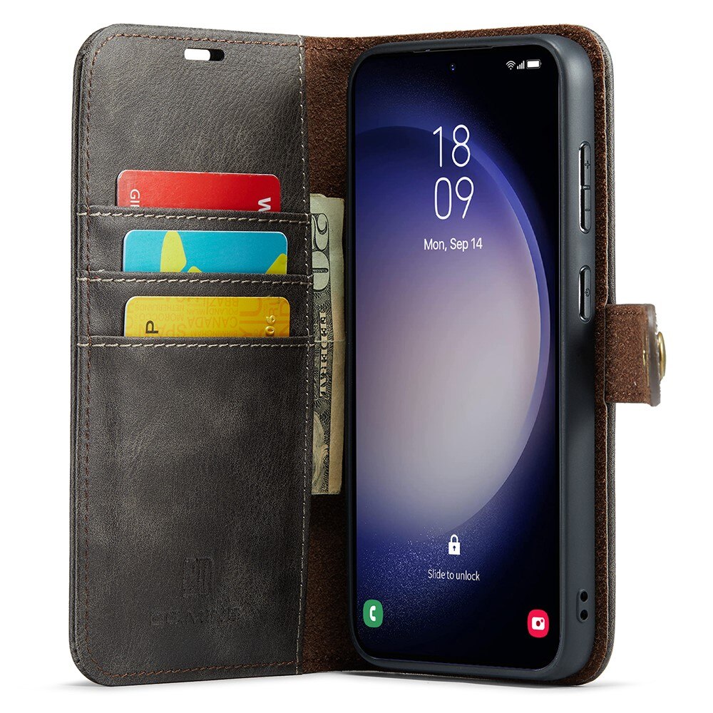 Samsung Galaxy S25 Magnet Wallet Brown