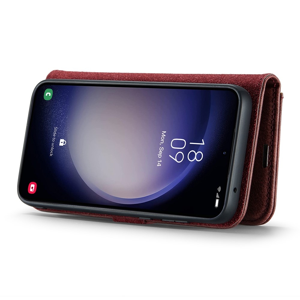 Samsung Galaxy S25 Magnet Wallet Red