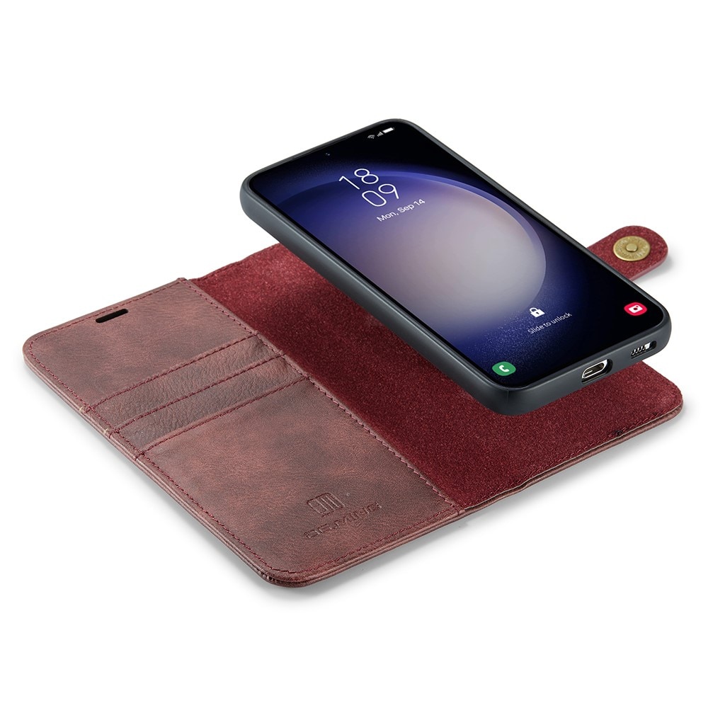 Samsung Galaxy S25 Magnet Wallet Red