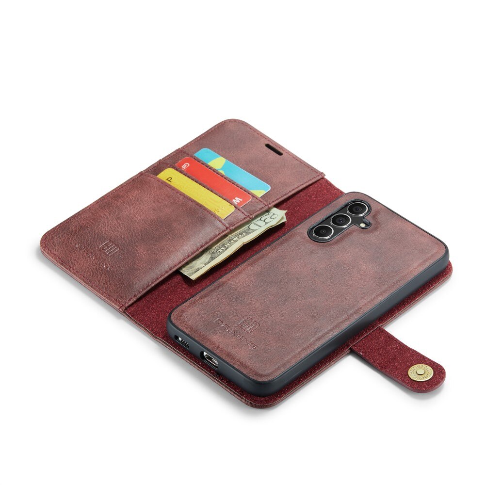 Samsung Galaxy S25 Magnet Wallet Red