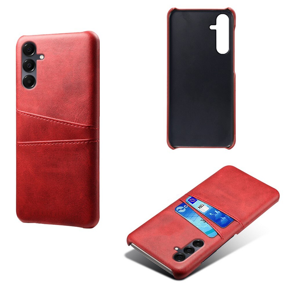 Samsung Galaxy A16 Card Slots Case Red