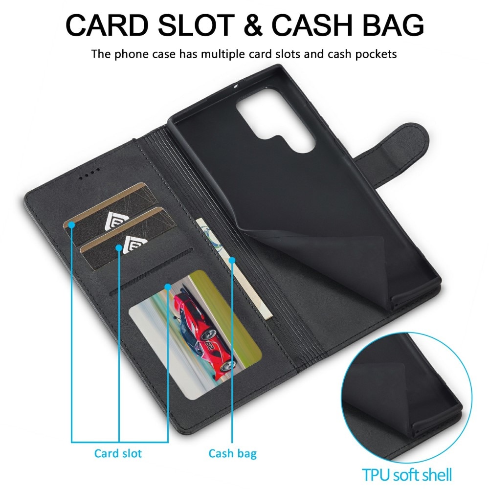 Samsung Galaxy S25 Ultra Wallet Case Black