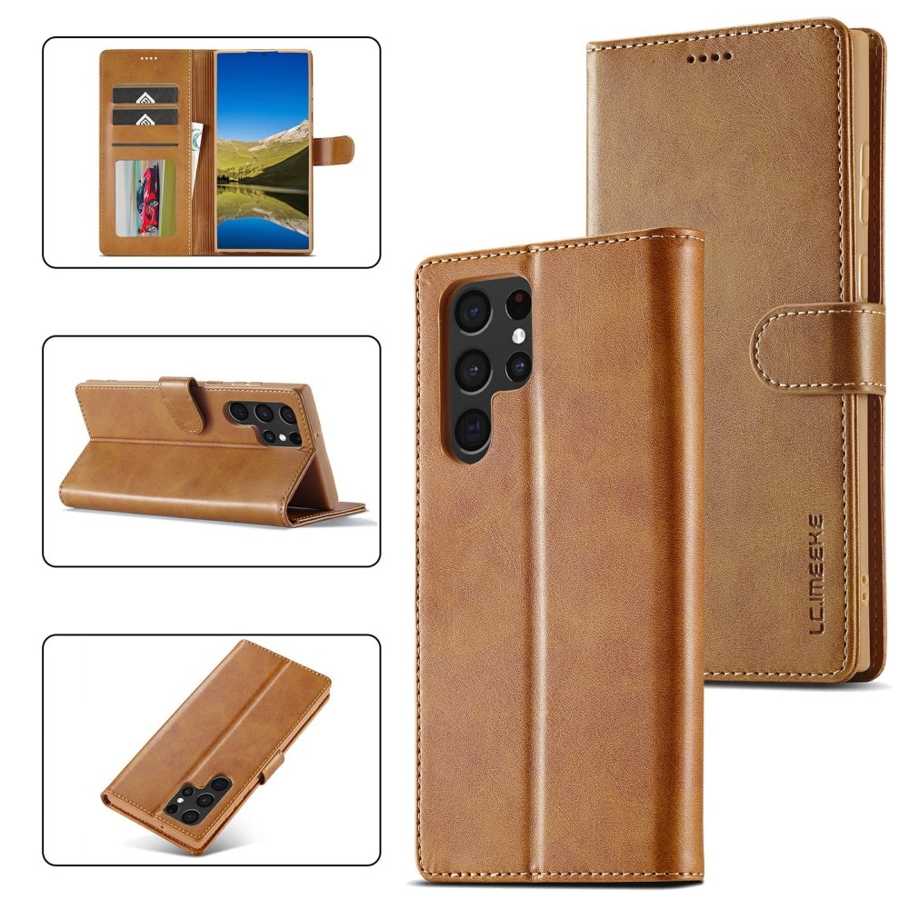 Samsung Galaxy S25 Ultra Wallet Case Cognac