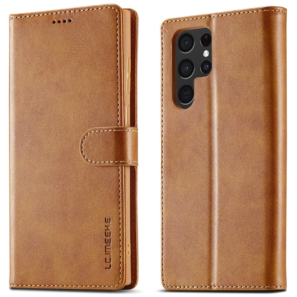 Samsung Galaxy S25 Ultra Wallet Case Cognac