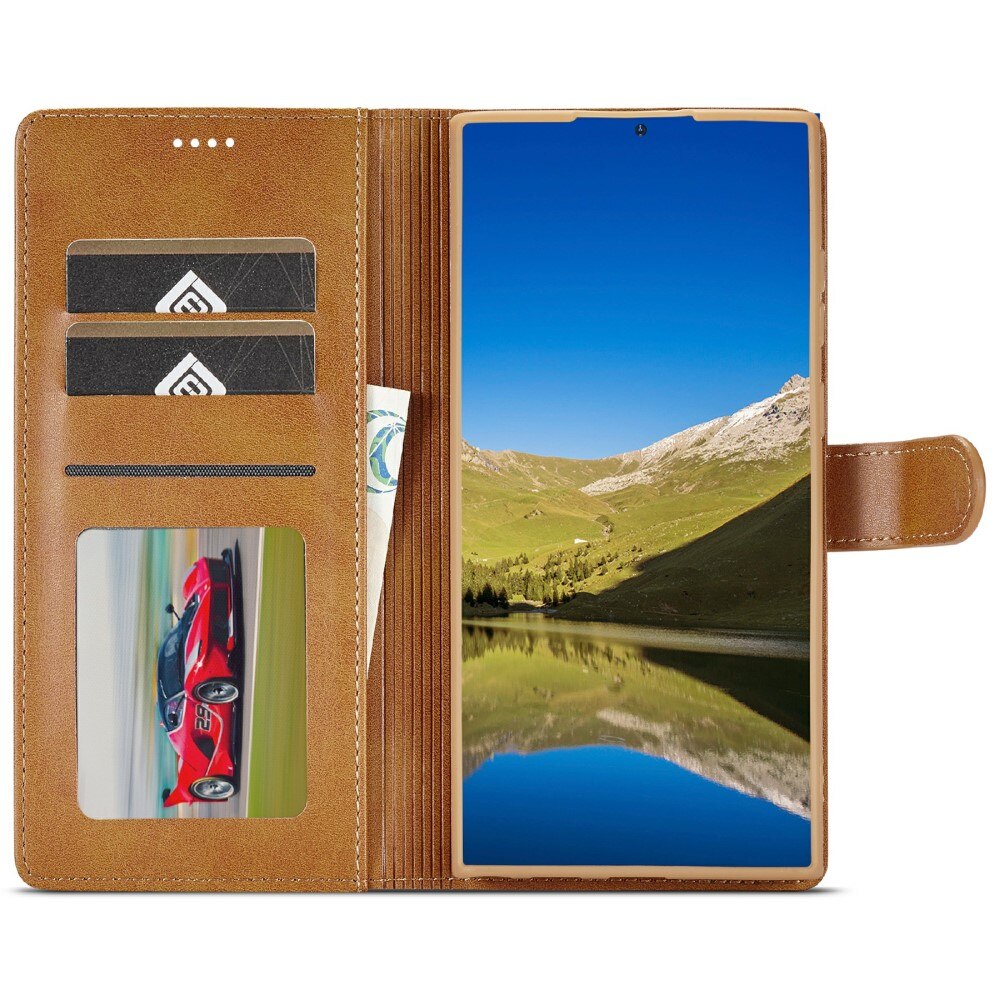 Samsung Galaxy S25 Ultra Wallet Case Cognac