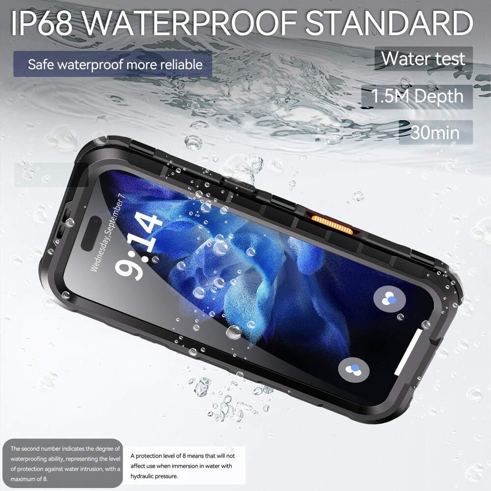 iPhone 16 Waterproof Case MagSafe Transparent