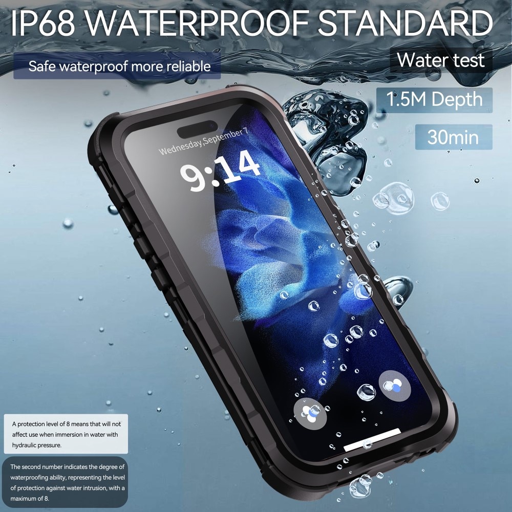 iPhone 16 Pro Waterproof Case MagSafe Transparent