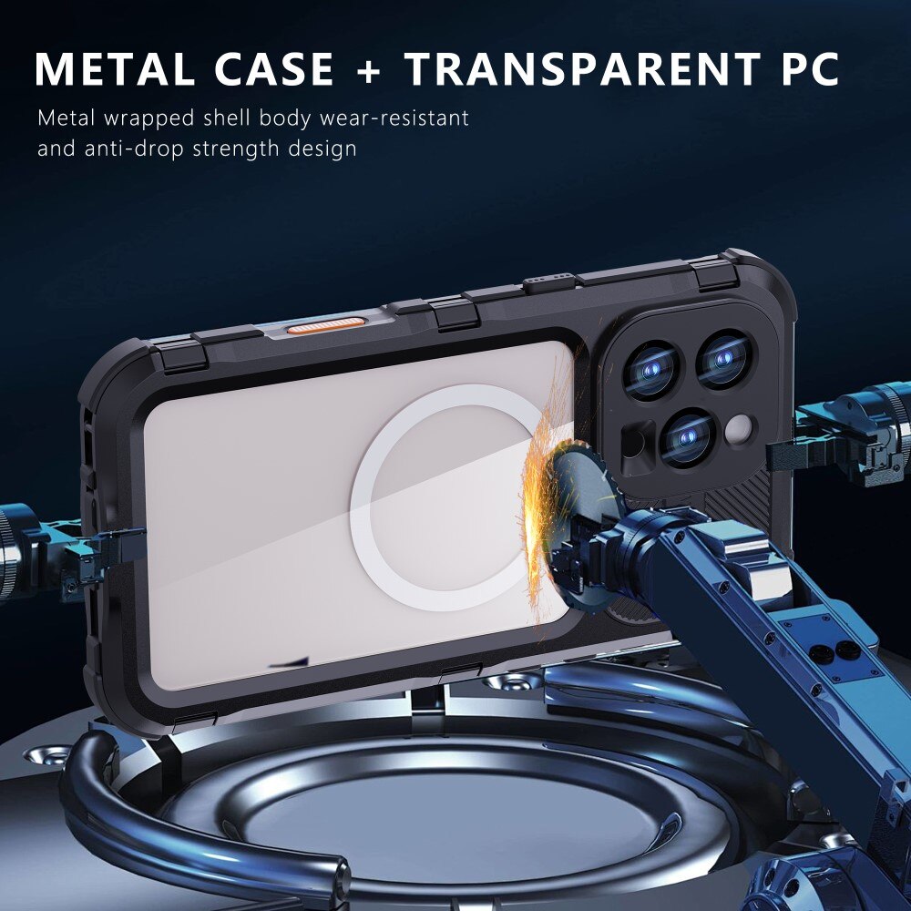 iPhone 16 Pro Max Waterproof Case MagSafe Transparent