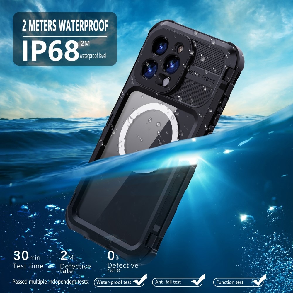 iPhone 16 Pro Max Waterproof Case MagSafe Transparent