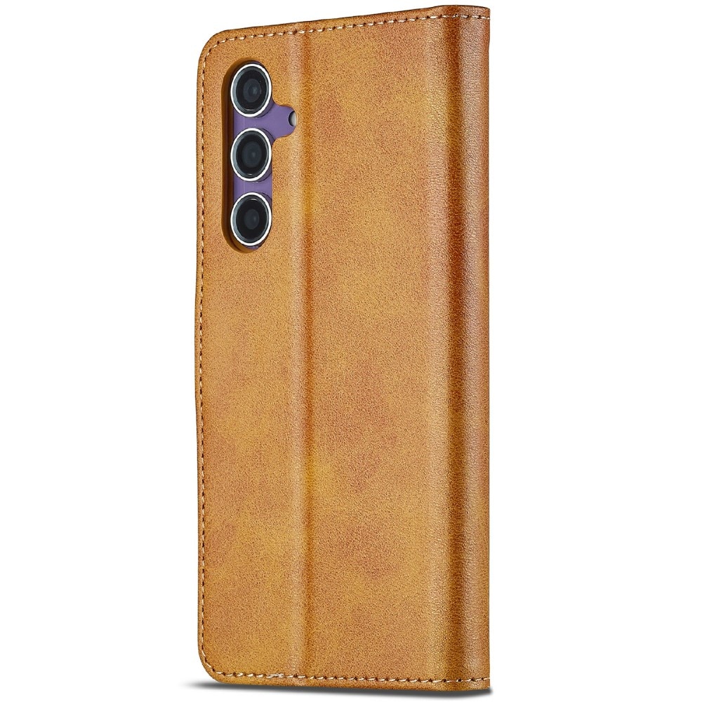 Samsung Galaxy S25 Wallet Case Cognac