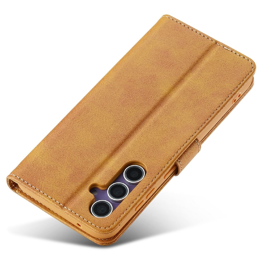 Samsung Galaxy S25 Wallet Case Cognac