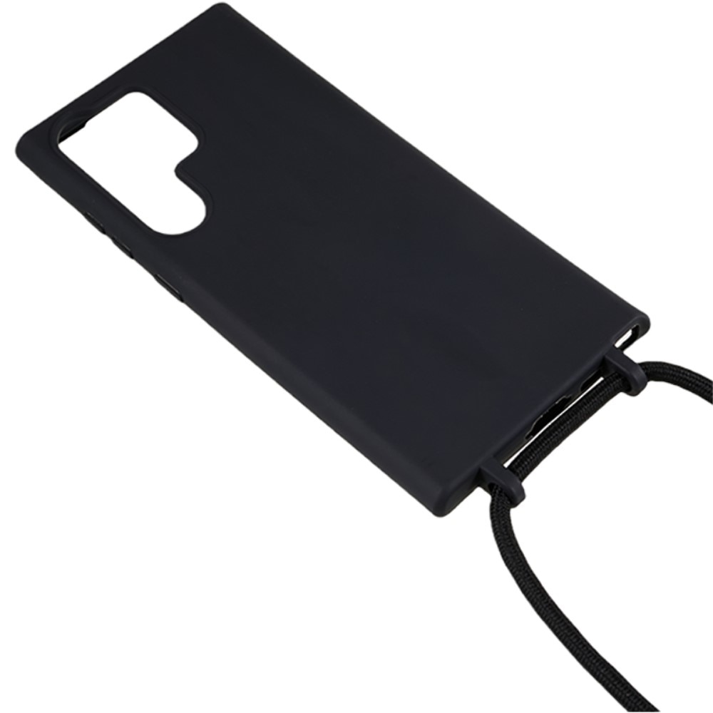 Samsung Galaxy S25 Ultra Cover Neck Strap Black