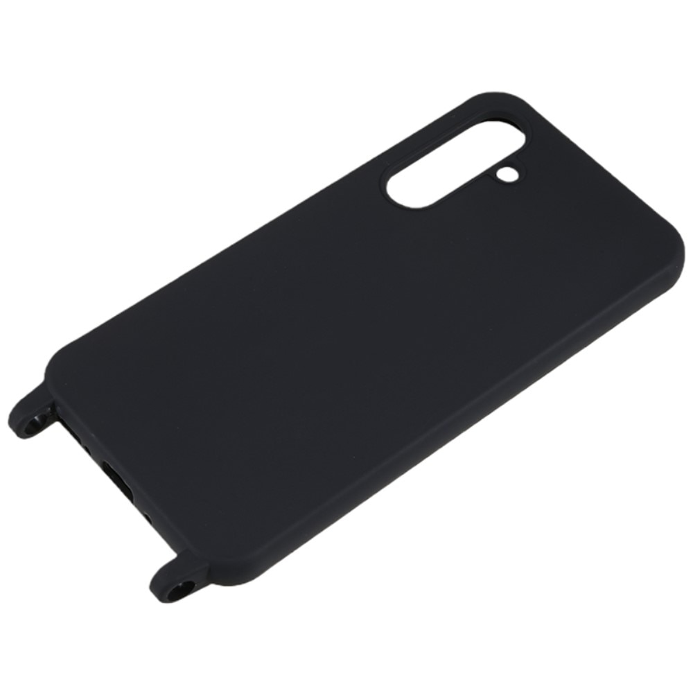 Samsung Galaxy S25 Cover Neck Strap Black