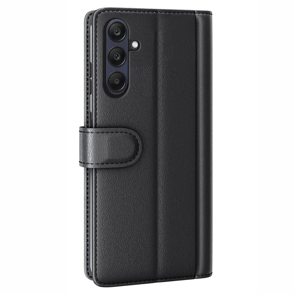 Samsung Galaxy A26 Genuine Leather Wallet Case Black