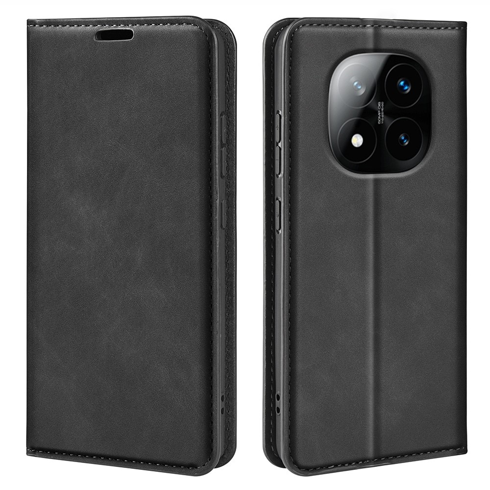 Xiaomi Redmi Note 14 Pro Plus Slim Wallet Case Black