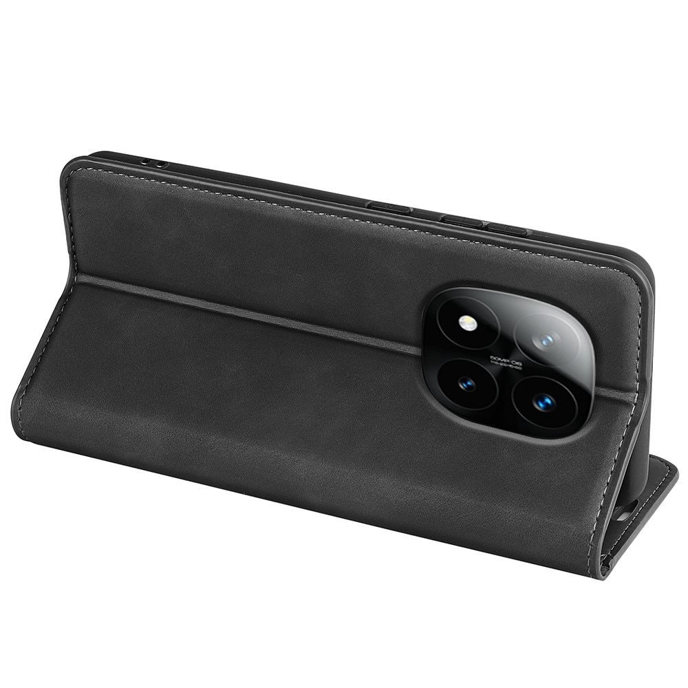 Xiaomi Redmi Note 14 Pro Plus Slim Wallet Case Black