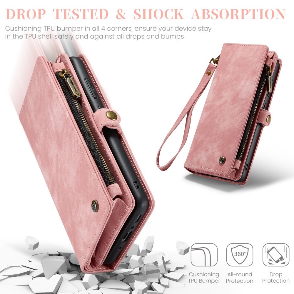 Samsung Galaxy A36 Multi-slot Wallet Case Pink