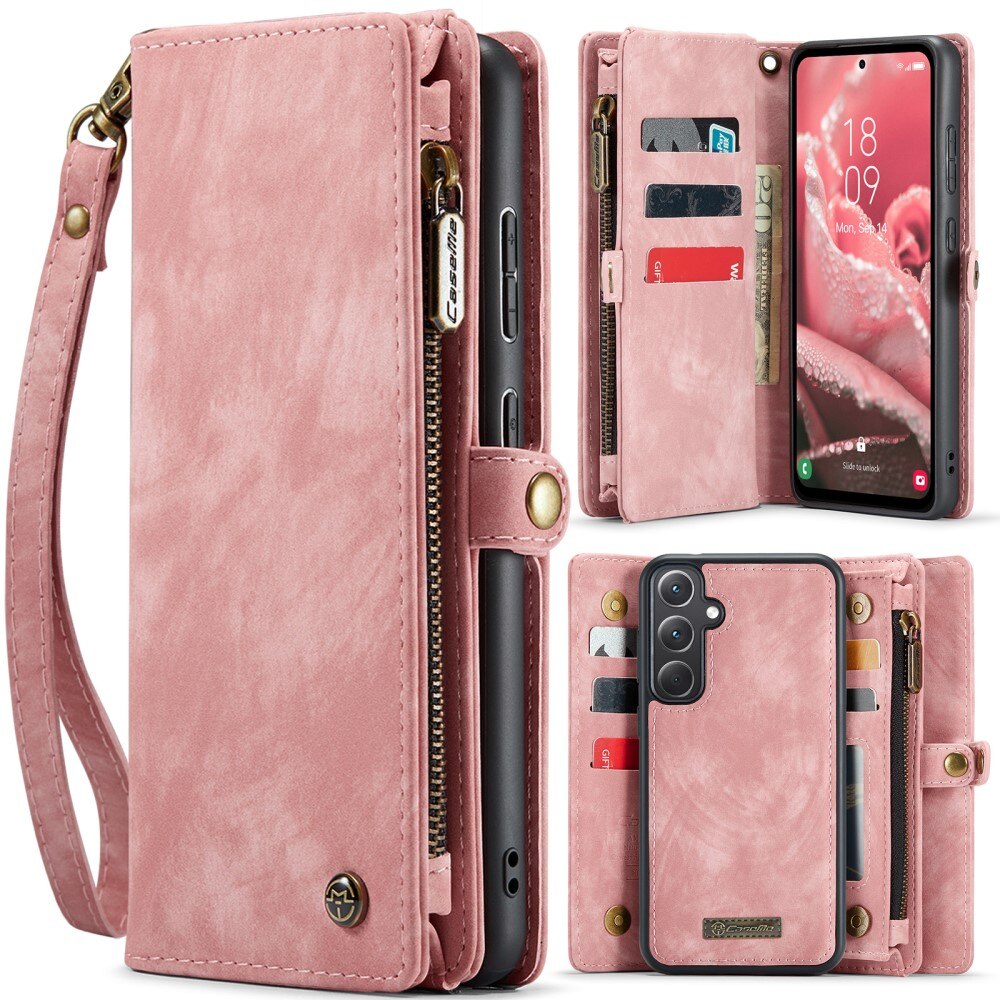 Samsung Galaxy A36 Multi-slot Wallet Case Pink