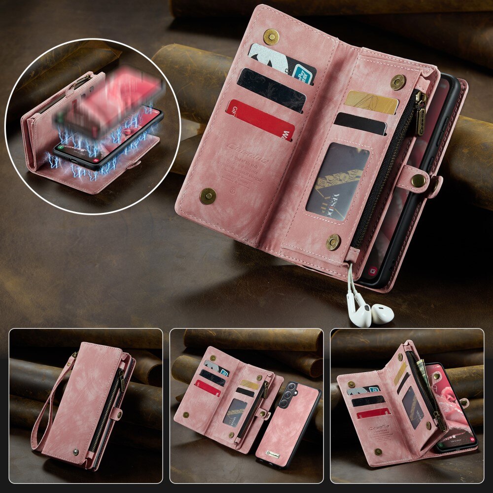 Samsung Galaxy A36 Multi-slot Wallet Case Pink