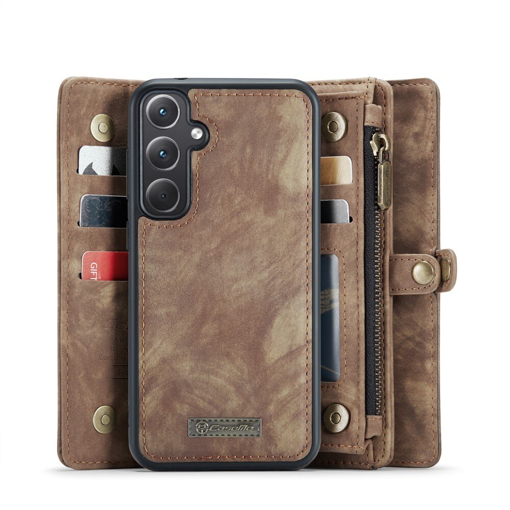 Samsung Galaxy A36 Multi-slot Wallet Case Brown