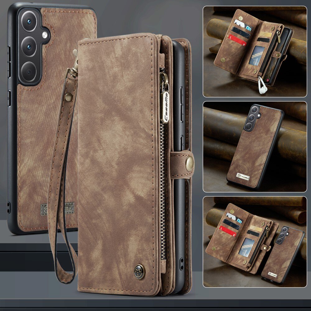 Samsung Galaxy A36 Multi-slot Wallet Case Brown