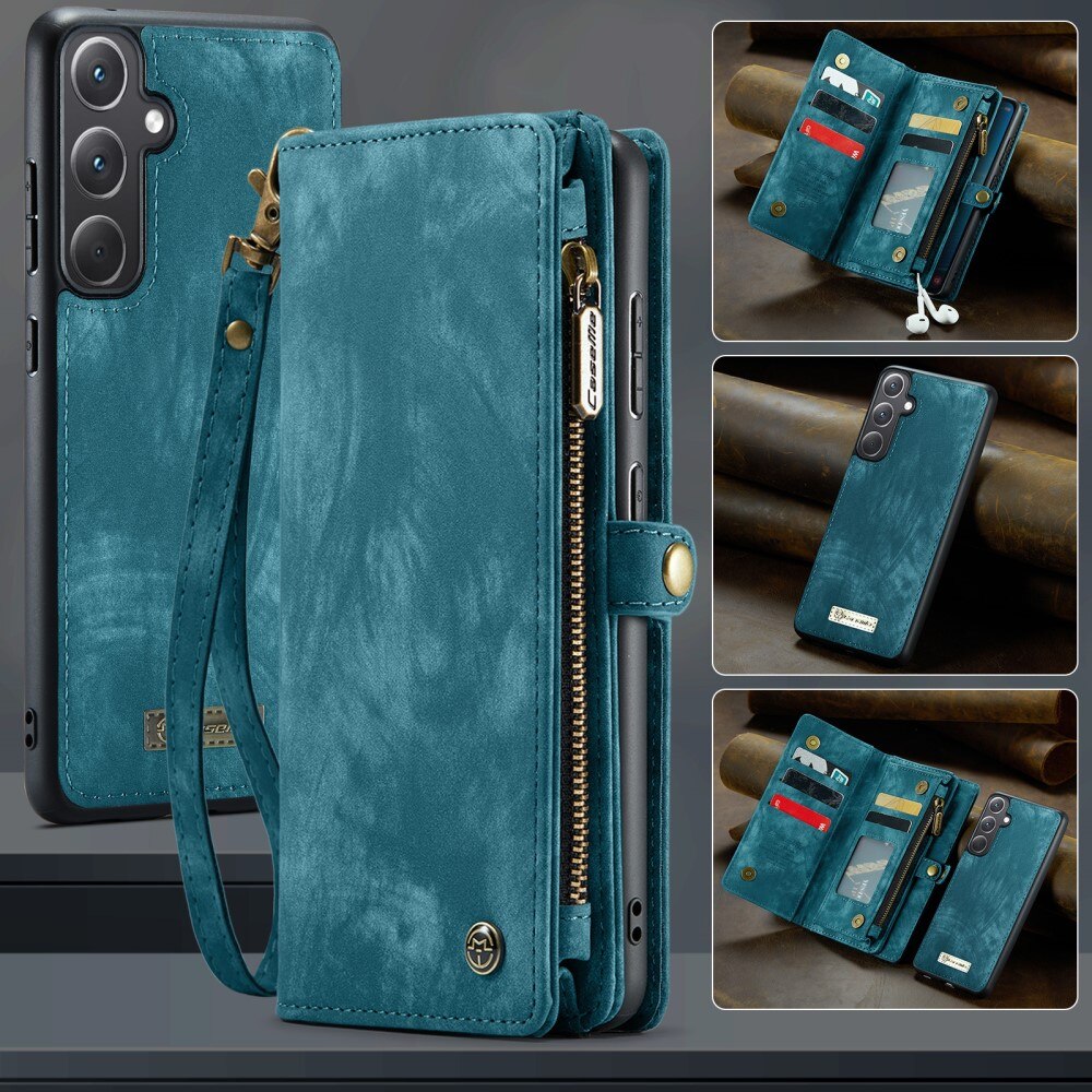 Samsung Galaxy A36 Multi-slot Wallet Case Blue