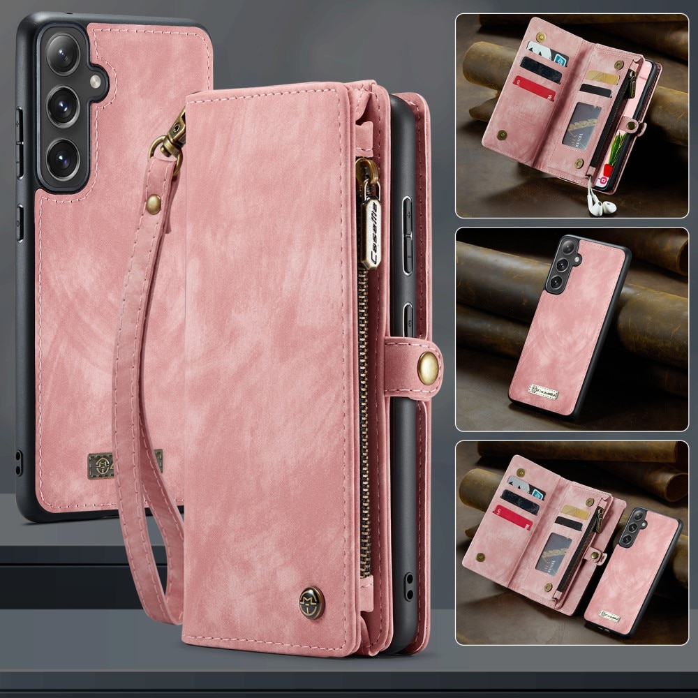 Samsung Galaxy S25 Plus Multi-slot Wallet Case Pink