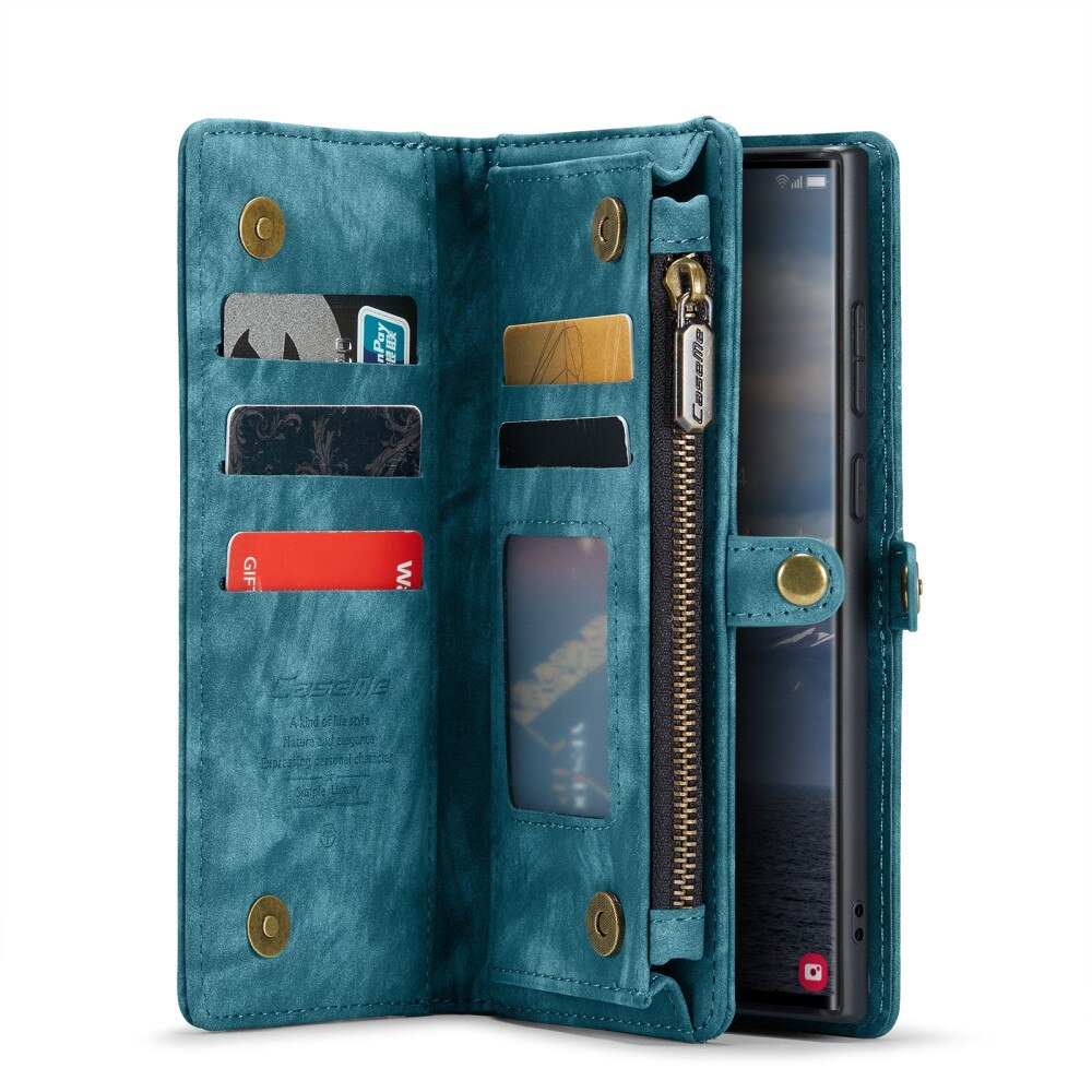 Samsung Galaxy S25 Ultra Multi-slot Wallet Case Blue