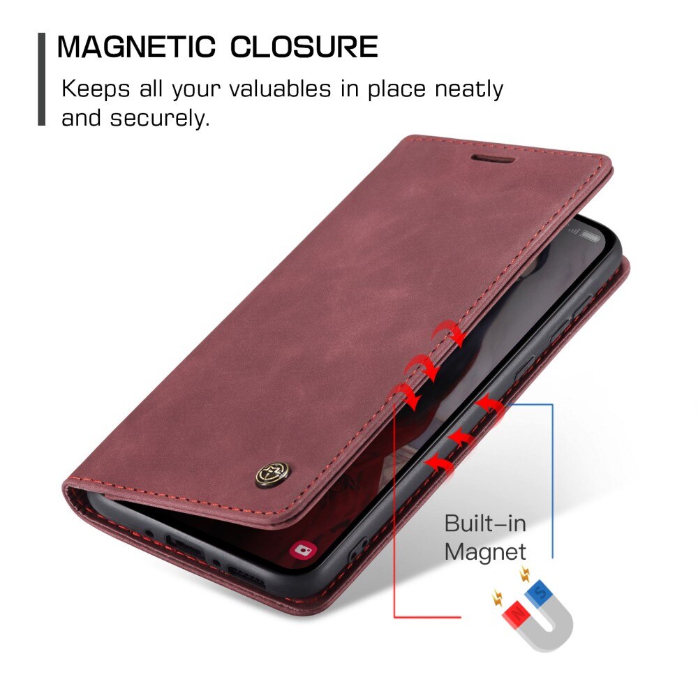 Samsung Galaxy A36 Slim Wallet Case Red