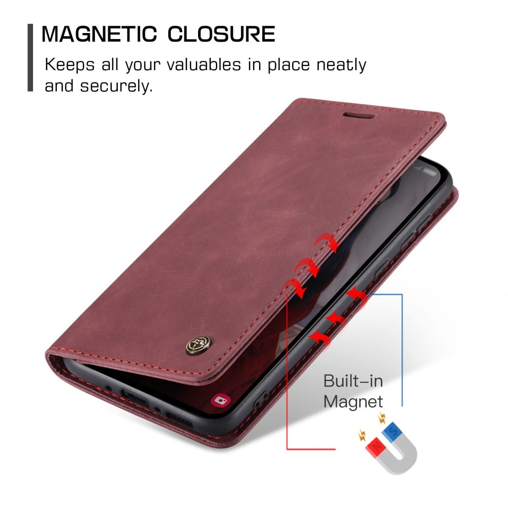 Samsung Galaxy A56 Slim Wallet Case Red